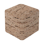 Load image into Gallery viewer, BOLSOVER POUF - JUTE/ WOOL POLYESTER BLEND
