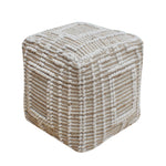 Load image into Gallery viewer, BOROVO POUF - JUTE/ WOOL
