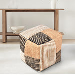 Load image into Gallery viewer, DAVALLIA POUF - WOOL/ JUTE
