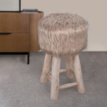 Load image into Gallery viewer, ELBE BAR STOOL - SHEEP HIDE
