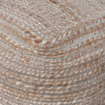 Load image into Gallery viewer, FAGERN POUF - DENIM/ JUTE
