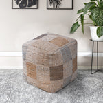 Load image into Gallery viewer, KELLER POUF - LEATHER

