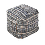 Load image into Gallery viewer, KHERSON POUF - COTTON/ RECYCLED FABRIC
