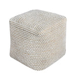 Load image into Gallery viewer, MANOR POUF - JUTE/ WOOL
