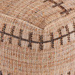 Load image into Gallery viewer, MONTEREY POUF - JUTE/ LEATHER
