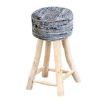 Load image into Gallery viewer, PALO BAR STOOL - JUTE/ RECYCLED FABRIC
