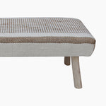 Load image into Gallery viewer, POTSDAM BENCH - JUTE/ WOOL
