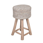 Load image into Gallery viewer, SPICA BAR STOOL - JUTE/ LEATHER
