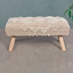 Load image into Gallery viewer, WEDGE BENCH - JUTE/ WOOL
